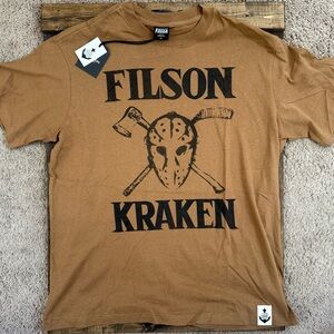 Filson Men's Tan Kraken Graphic Tee